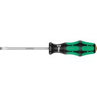Tapered Slotted Screwdriver, 1/2", 10/1/2" L, Plastic Handle Pronet Distribution