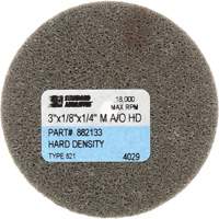 Standard Abrasives Unitized Wheel, 3" x 1/4", 1/4" Arbor, Fine Grit, Aluminum Oxide Pronet Distribution