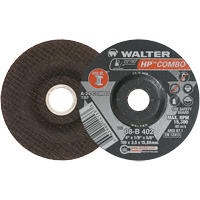 HP Combo Depressed Center Combination Wheel, 4" x 1/8", 5/8" Arbor, Type 27 Pronet Distribution