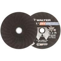 Meule &agrave; tronçonner pour usage intensif Zip+Xtra, 7" x 5/64", Arbre de 7/8", Type 1, Oxyde d'aluminium, 8600 Tr/min Pronet Distribution