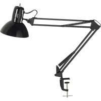 Lampes de bureau &agrave; pince - Bras flexible, 100 W, Incandescente, Pinces serre-joints, Noir Pronet Distribution