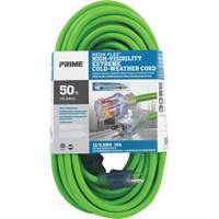 Neon Flex&reg; High Visibility Extension Cord, Outdoor, SJTW, 12/3 AWG, 15 A, 50' Pronet Distribution