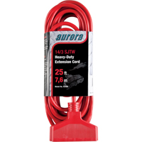 Cordon rallonge en vinyle, Ext&eacute;rieur, SJTW, AWG 14/3, 15 A, 3 prise(s), 25' Pronet Distribution