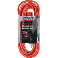 Cordon rallonge, Int&eacute;rieur/ext&eacute;rieur, SJTW, AWG 16/3, 13 A, 25' Pronet Distribution