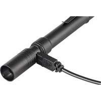 Lampe de poche stylo USB Stylus Pro, DEL, 350 lumens, Corps en Aluminium, piles Rechargeable, Compris Pronet Distribution