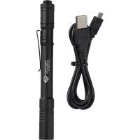 Lampe de poche stylo USB Stylus Pro, DEL, 350 lumens, Corps en Aluminium, piles Rechargeable, Compris Pronet Distribution