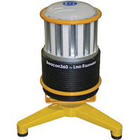 Lampe de travail portative Beacon360 GO avec support au sol, DEL, 45 W, 6000 lumens, Boîtier en Aluminium Pronet Distribution