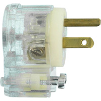 Prise de rallonge &agrave; angle de qualit&eacute; hospitali&egrave;re, Nylon, 15 A, 125 V Pronet Distribution