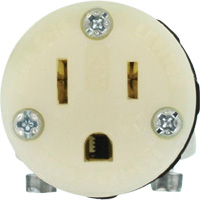 Connecteur de prise de rallonge de qualit&eacute; hospitali&egrave;re, 5-15R, Nylon Pronet Distribution