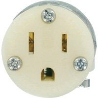 Connecteur de prise de rallonge de qualit&eacute; hospitali&egrave;re, 5-15R, Nylon Pronet Distribution