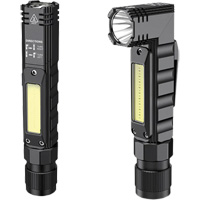 Multifunctional Work Light, LED, 500 Lumens, Rechargeable Batteries Pronet Distribution