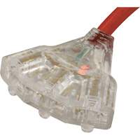 Generator Extension Cord with Tritap, STW, 10 AWG, 3 Outlet(s), 25' Pronet Distribution